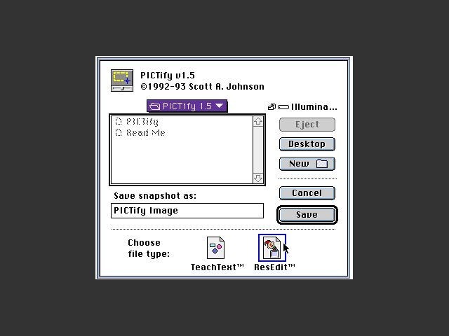 PICTify 1.5 (1993)