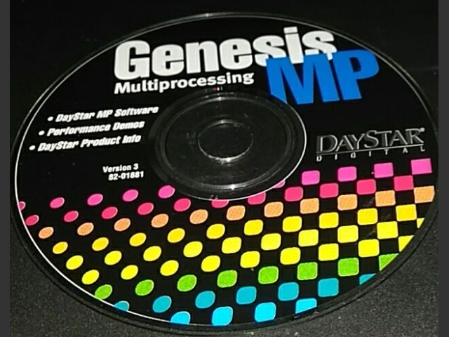 Daystar GenesisMP Restore CD incl. Performance Demos and Tools (1997)