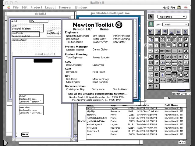 Newton Toolkit (1993)