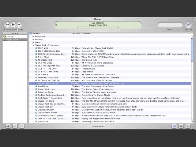 iTunes (for OS X) (2001)