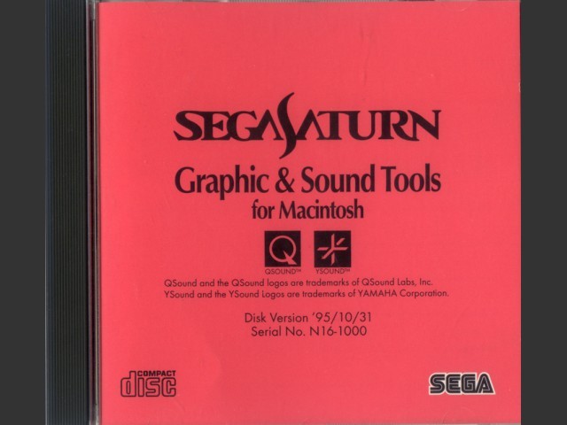 Sega Saturn Graphics & Sound Tools for Macintosh (1995)