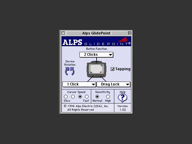 Alps GlidePoint Drivers (1995)