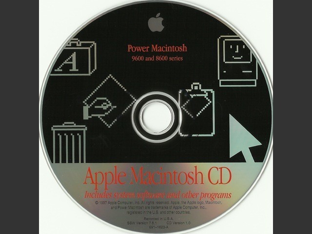 Mac OS 7.6.1 (Disc 1.0) (8600, 9600) (691-1623-A,D) (CD) [de_DE] (1997)