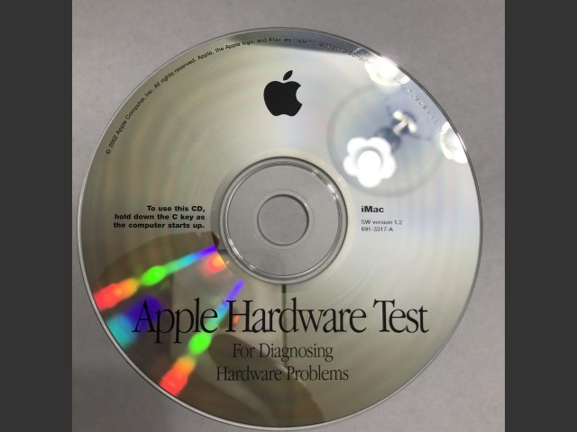 691-3317-A,,Apple Hardware Test v1.2. iMac (CD) (2002)