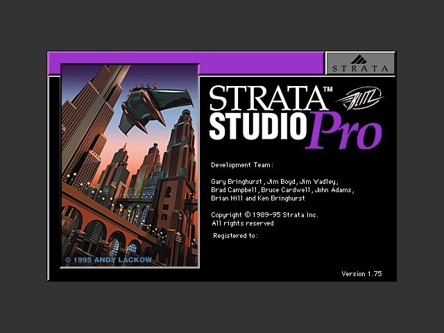 Strata StudioPro™ Blitz (1995)
