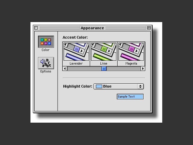 Appearance Manager 1.0.3 (for Mac OS 7.x) (1998)