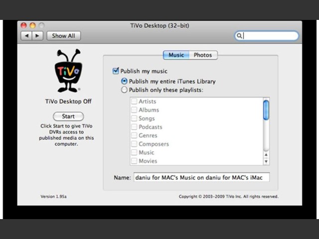 TiVo Desktop (0)
