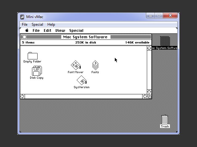 Mac OS 0.97 pre-release disk contents 