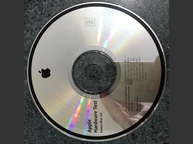 Apple Hardware Test SW v2.0 for Power Mac G4 2003 (CD) (2003)