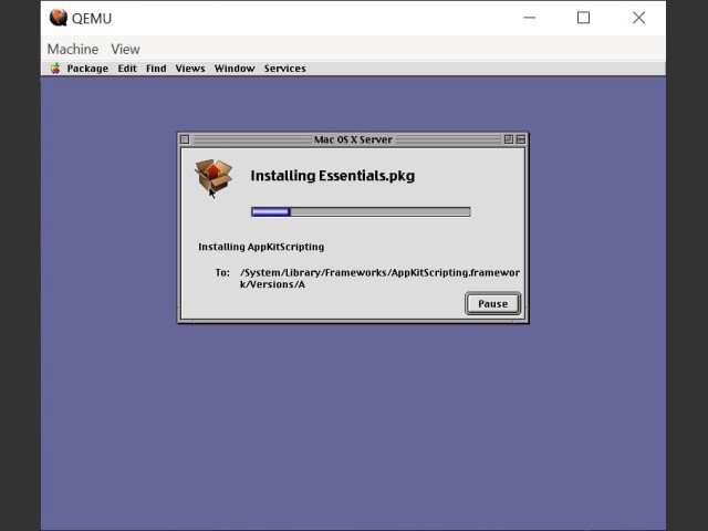 Mac OS X Server 1.2v3 (Rhapsody) Post-Install Image (1999)