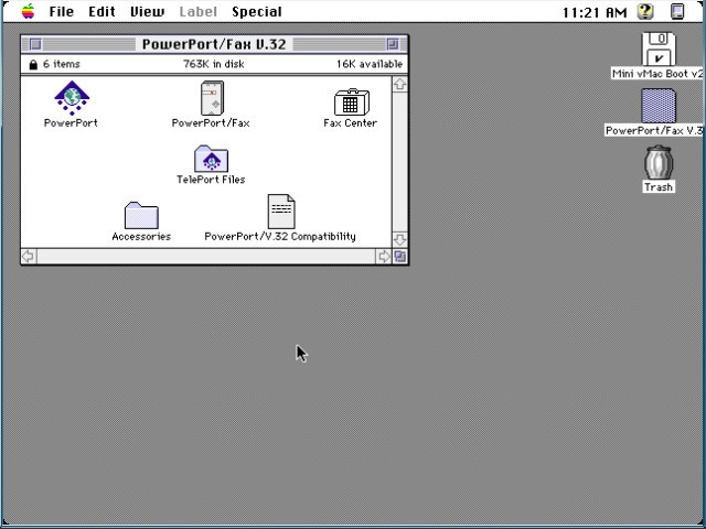 Global Village PowerPort/V.32 Drivers (1991)