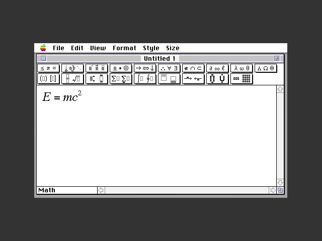 Equation Editor (1992)