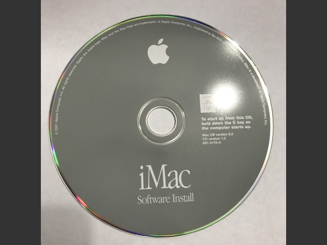 Mac OS 9.2 & X 10.0.4 (iMac G3/500 Summer 2001) (2001)