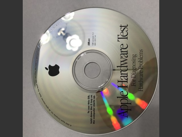 691-3317-A,,Apple Hardware Test v1.2. iMac (CD) (2002)