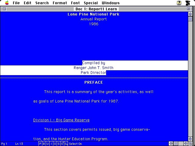 WordPerfect 1.0.3 (1989)