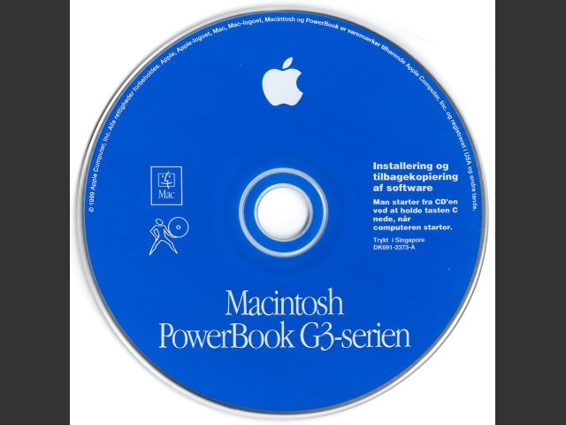 Mac OS 8.6 (PowerBook G3) (Z691-2372-A) (CD) (1999)