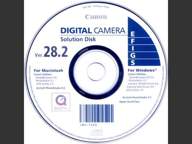 Canon DIGITAL CAMERA Solution Disk (2006)