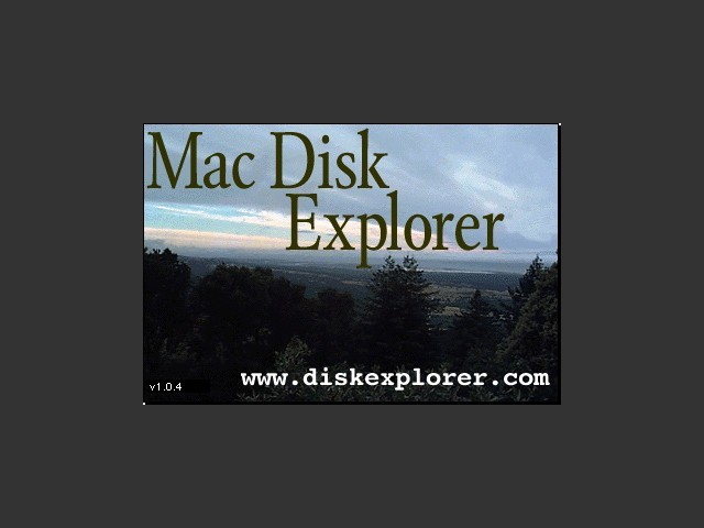 Mac Disk Explorer 1.0.4 (2000)