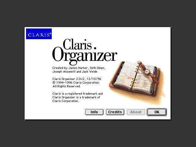 1 Claris Organizer 