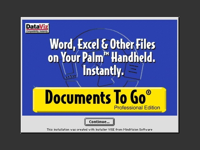 Documents To Go Professional Edition 3.0 (2000)