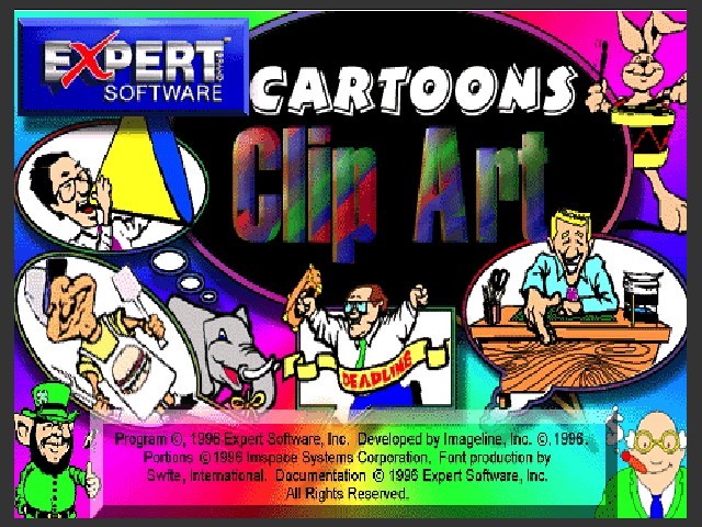 Cartoons Clip Art (1996)