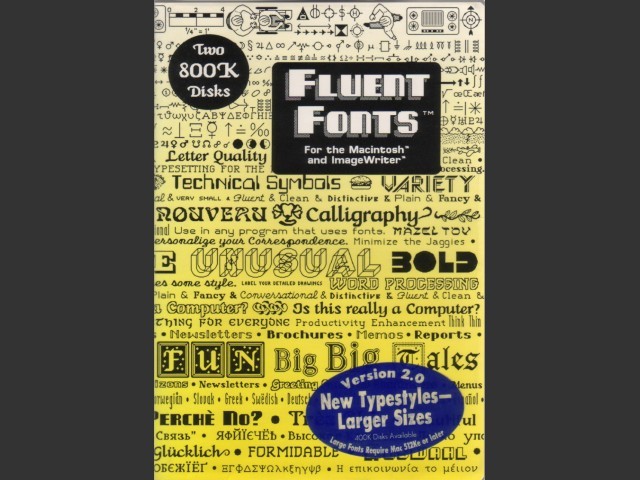 Fluent Fonts (1985)