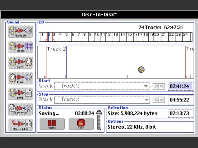 Disc-To-Disk 1.x (1995)