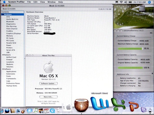 Mac OS X 10.4.0 Tiger Special Modified Version For PPC G3 CD Version (2005)