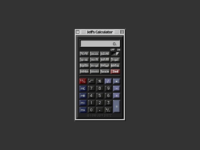 Jeff's Calculator (1998)