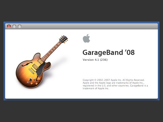 GarageBand 4.1.0 Update (2007)