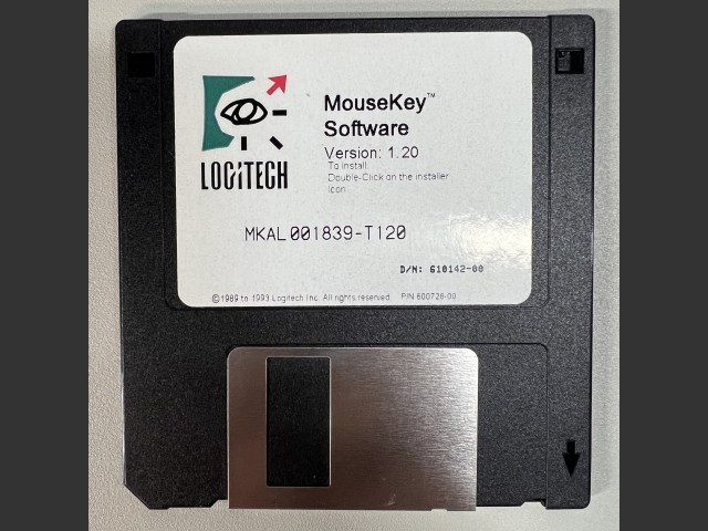 Logitech MouseKey 1.2 (1993)