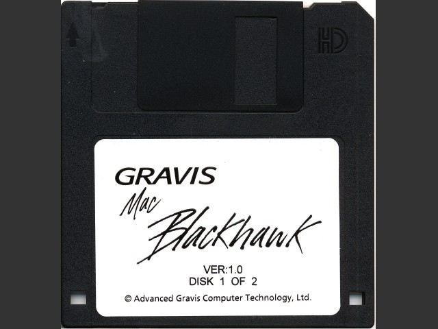 Gravis Mac Blackhawk v1.0 [ADB Joystick drivers] (1997)