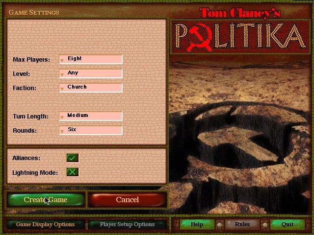 Tom Clancy's Politika (1997)