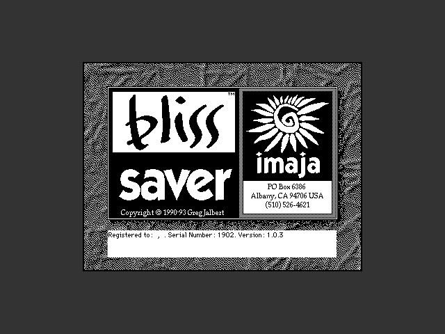 BlissSaver 1.0.3 (1994)