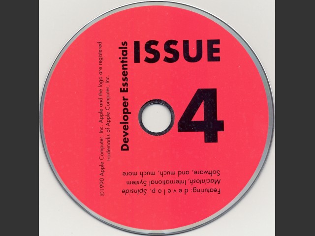 Apple Developer Essentials Issue 4 (develop) (1991)