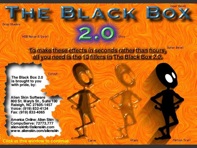 Alien Skin Black Box 2.0 (1995)