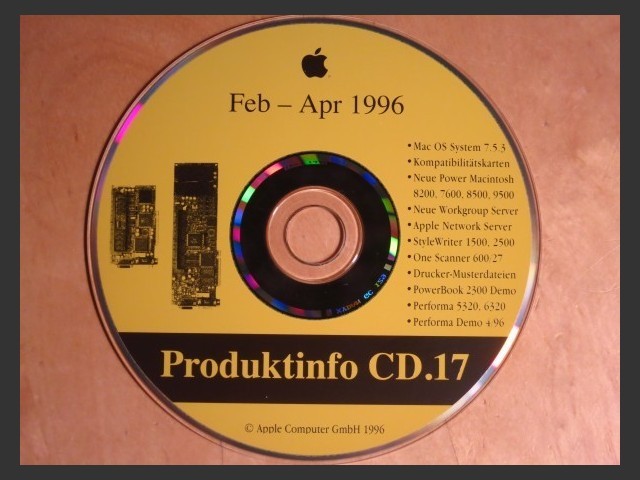 Produktinfo 17 (Germany) (1996)