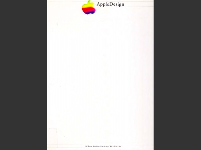 AppleDesign - The work of apple industrial group 