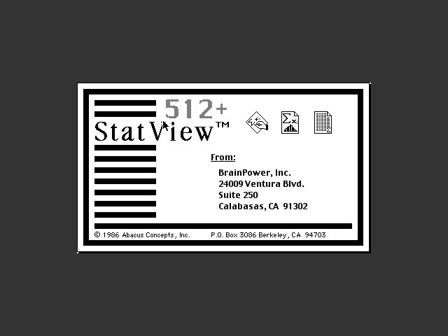 StatView 512+ (1988)