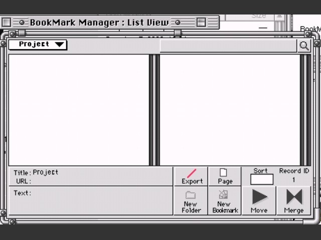Bookmark Manager (1995)