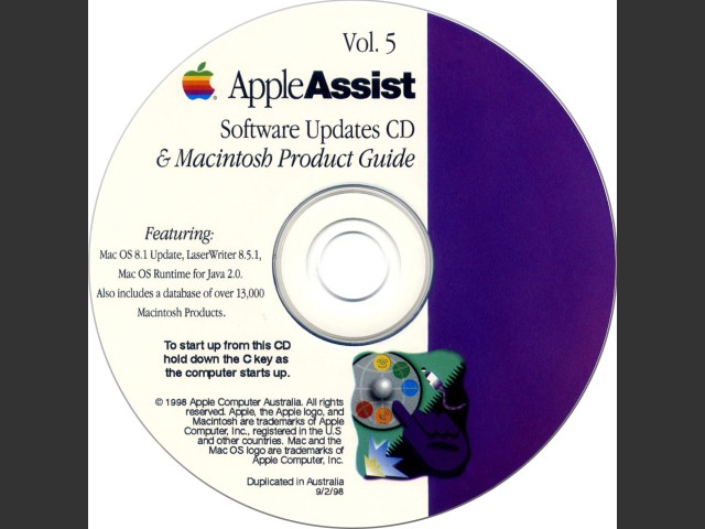 AppleAssist Software Updates CD Volume 5 (1998)