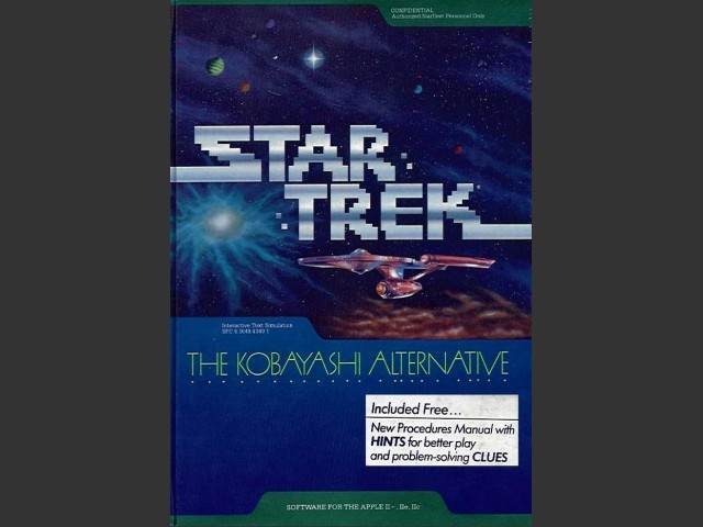 Star Trek: The Kobayashi Alternative (for Apple II) (1985)