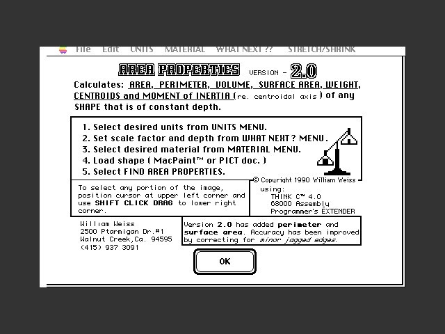 Area Properties (1991)