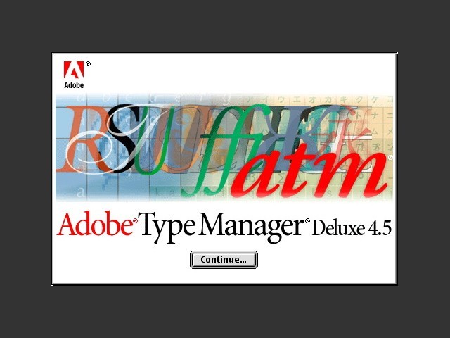 Adobe Type Manager 4.5.x (1999)