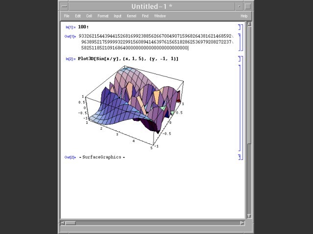 Mathematica 5 (2005)
