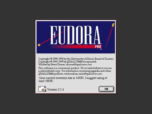Eudora Pro 2 (1996)
