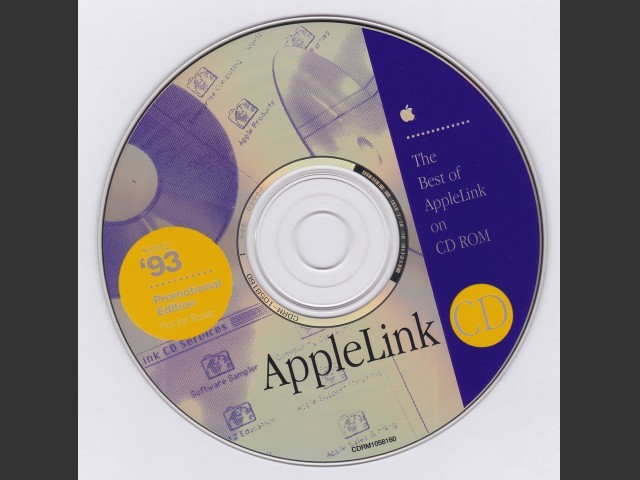 CDRM1058160,AppleLink. The best of AppleLink on CD Spring '93 Promo Edition (Not... (1993)