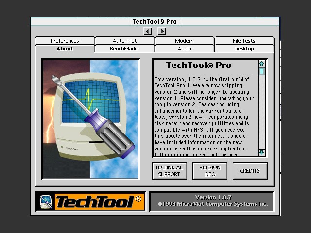 TechTool Pro 1.0.x (1997)