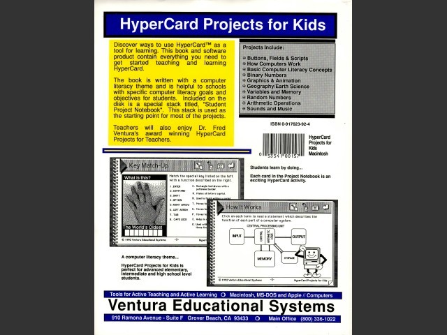 HyperCard Projects for Kids (1992)