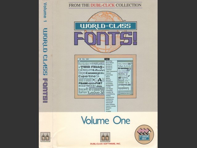 World Class Fonts (1986)
